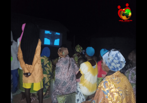 Jesus movie show in Northern Ghana