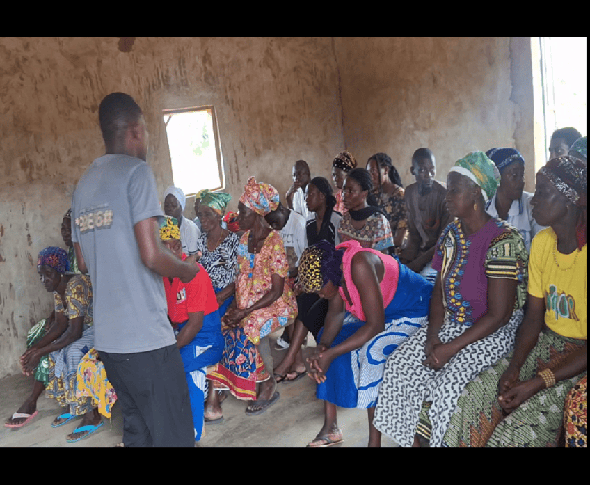 Church leaders training in one of the planted churches in northern Ghana