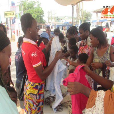 Free Clothes to thousands of the less privileged during KPI Soup kitchen